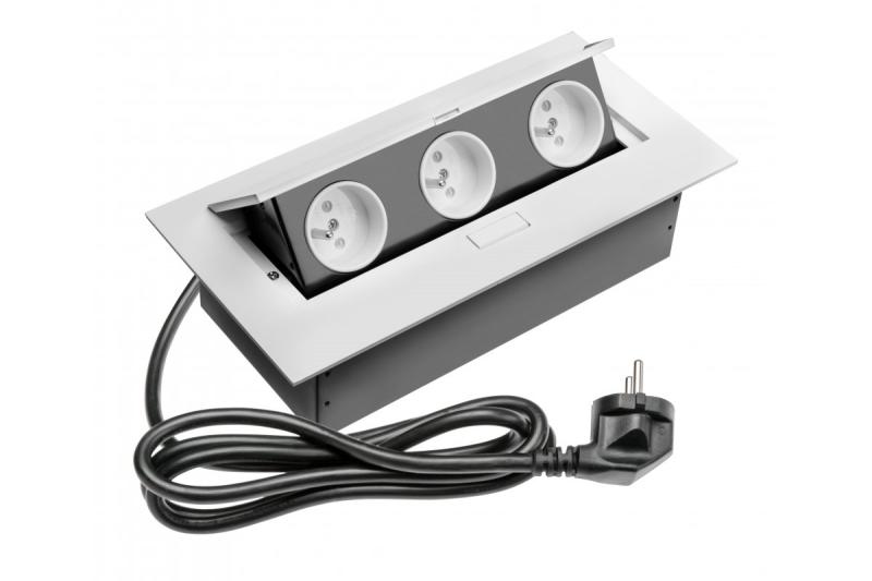 Ορθογώνια εντοιχισμένη πρίζα 1208958681