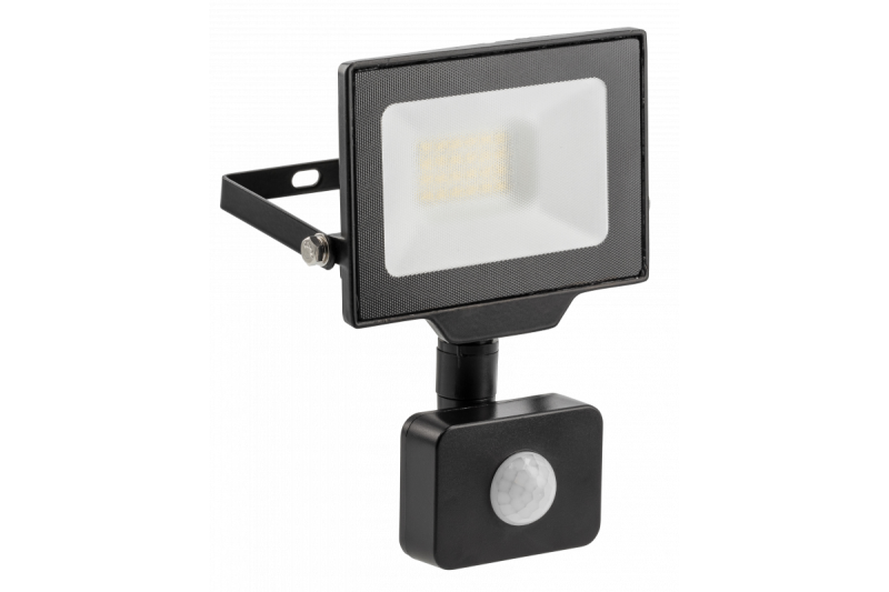 G-TECH LED προβολέας με αισθητήρα κίνησης, 20W, 2000lm, AC220-240V, 50/60 Hz, PF>0,9, RA>80, IP65, 120°, 4000K, μαύρο 1208959174