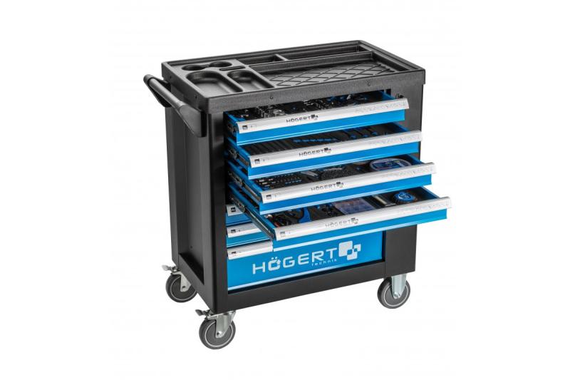 Ηoegert ντουλαπάκι εργαλείων 7 συρταριών με πλευρική πόρτα με αξεσουάρ 544 τεμάχια. 1208962010