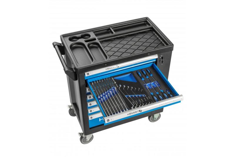 Ηoegert ντουλαπάκι εργαλείων 7 συρταριών με πλευρική πόρτα με αξεσουάρ 544 τεμάχια. 1208962010