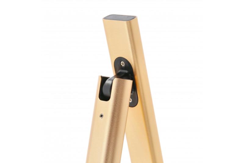 Bureau Lamp Bressi 8W 450lm AC220-240V 3-CCT Ασύρματη Φόρτιση USB PF>0.5 RA>80 Μαύρο / Χρυσό 1208962479