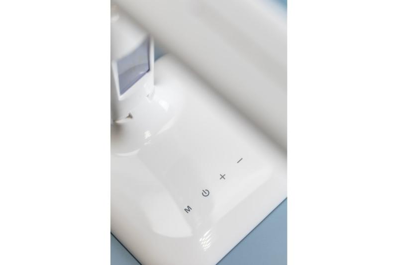 Decoρατικό Φωτιστικό Τραπεζιού GALACTIC LED 5W 240lm AC220-240V 50/60Hz με δυνατότητα αλλαγής χρωμάτων (3000K 4000K 6000K) ημερολόγιο ξυπνητήρι θερμόμετρο λευκή θήκη. 1208962484