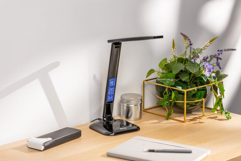 Διακόσμηση Λάμπα γραφείου LINEAR 7W 420lm AC220-240V 3-CCT 5-βήματα ρύθμισης έντασης PF&gt;0 5 RA&gt;80 μαύρο 1208962501