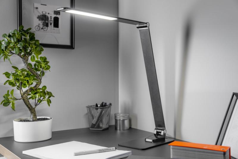 Διακόσμηση Γραφειακό Φωτιστικό Loneos 12W 700lm AC220-240V 3-CCT 5-στάδιο ρύθμιση φωτεινότητας RA>80 USB μαύρο 1208962502