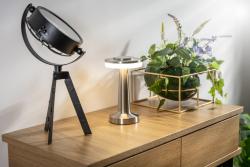 Decor Monum Γραφείο Λάμπα 3W 200lm DC 5V 1A 3000 K 3 τεμάχια Διακόπτης μπαταρίας 1800 mAh inox 1208962503