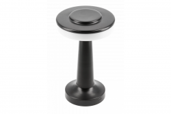 Διακοσμητικό Επιτραπέζιο Φωτιστικό Monum 3W 200lm DC 5V 1A 3000 K 3 μοίρες. Ρυθμιζόμενο με μπαταρία 1800 mAh, μαύρο. 1208962504