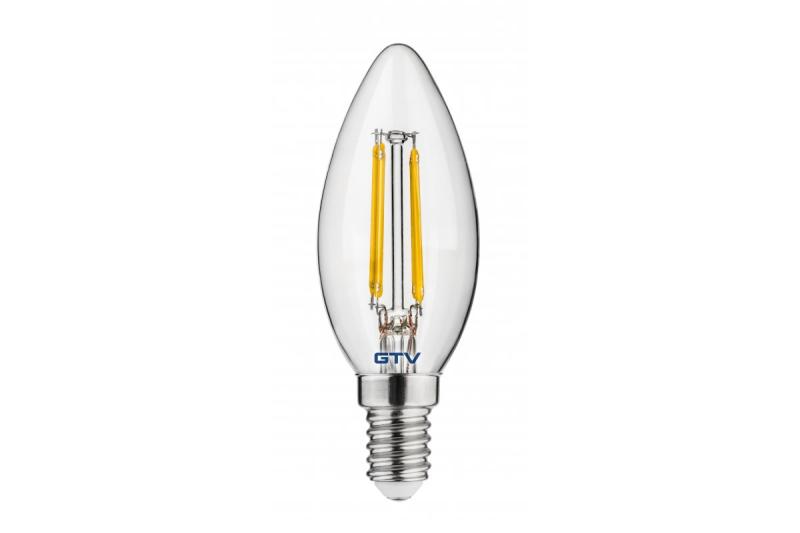 LED φως, FILAMENT, C35, 4000K, E14, 4W, 440Im, AC220-240V/ 50-60Hz, RA>80, 360° 1208962687