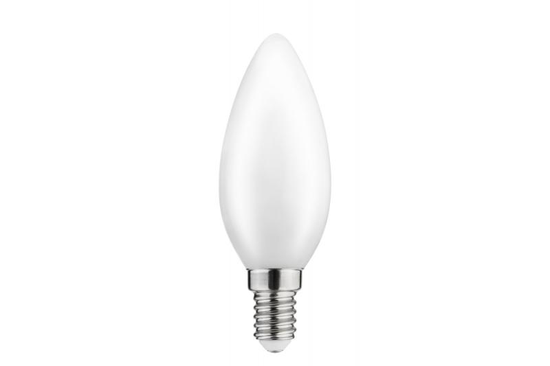 LED φως, ΗΜΙ-ΔΙΑΦΑΝΕΣ ΝΗΜΑ, C35, 4000K, E14, 4W, 420lm, AC220-240V/50-60Hz, RA>80, 360° 1208962691