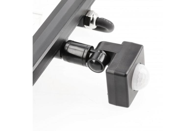 LED προβολέας iNEXT με αισθητήρα κίνησης 20W 1600lm, PF>0,9, RA>80, IP65, 120°, 6400K, μαύρο σώμα 1208962859