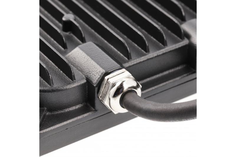 LED προβολέας iNEXT με αισθητήρα κίνησης 30W 2400lm, PF>0,9, RA>80, IP65, 120°, 6400K, μαύρο σώμα 1208962860