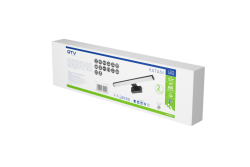 Διακοσμητικός φωτιστικός Led Catania 400mm 8W AC220-240V 50/60Hz 4000K IP44 RA >80 640lm Μαύρος. 1208962884