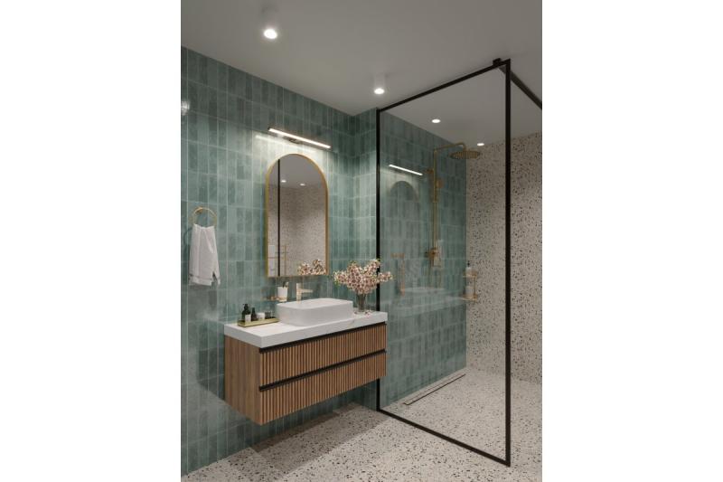 Decor Led-εξάρτημα Catania 600mm 12W AC220-240V 50/60Hz 4000K IP44 RA >80 960lm Χρώμιο. 1208962886