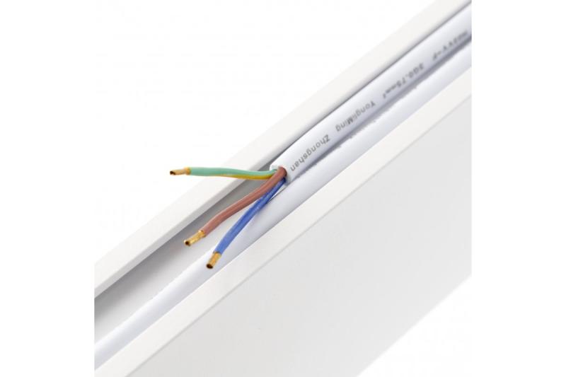 Διακοσμητικό LED κρεμαστό φωτιστικό LIVIA 40W 3600lm AC220-240V 50-60Hz 100° RA>80 IP20 AL/PC 4000K 120cm λευκό. 1208962914