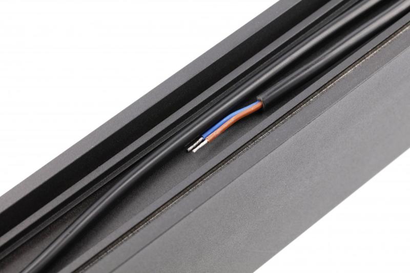 Διακοσμητικό LED γραμμικό φωτιστικό LUNA-A 40W 3200lm AC220-240V 50-60Hz 100° RA>80 PF>0,9 AL/PC 4000K 120cm μαύρο. 1208962939