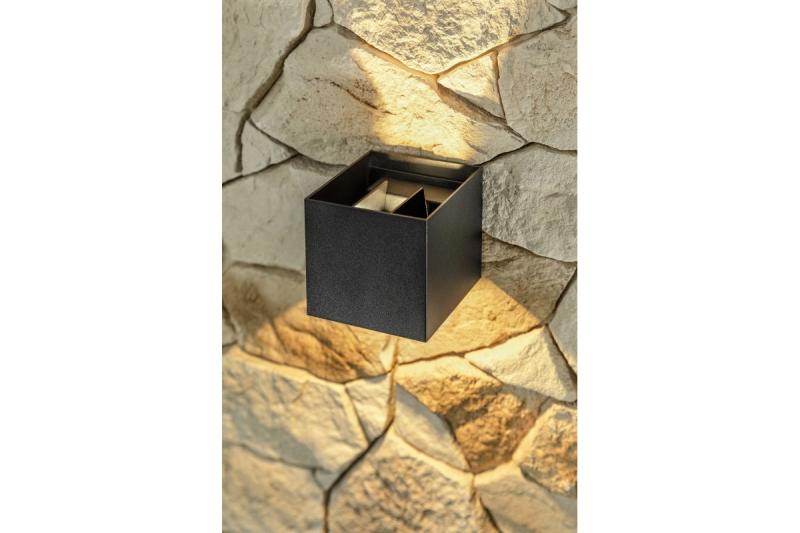 Διακόσμηση MISSOURI-K LED-λάμπα 7W 540lm AC220-240V 50/60 Hz PF>0.5 Ra≥80 IP54 IK08 4000K τετράγωνη μαύρη. 1208962994