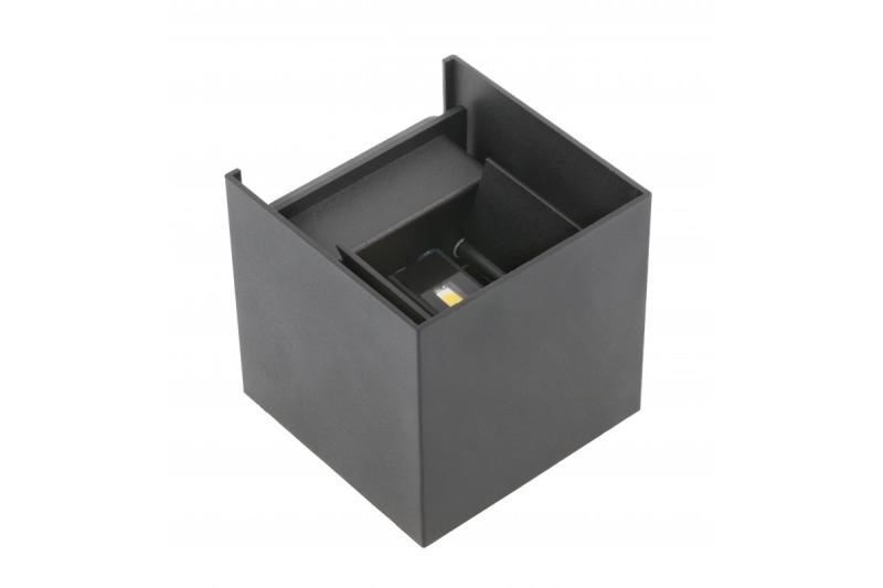 Decor Φωτιστικό LED MISSOURI-K 7W 540lm AC220-240V 50/60 Hz PF> 0.5 Ra≥80 IP54 IK08 4000K τετράγωνο γκρι. 1208962995