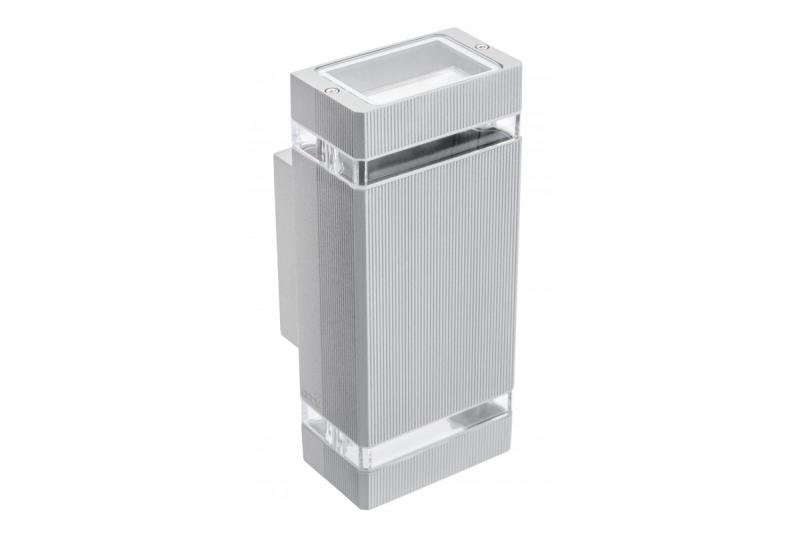Decoratief wandarmatuur met twee richtingen NESSA GU10 MAX. 2x50W IP54 AC220-240V 50/60Hz grijs. 1208963008