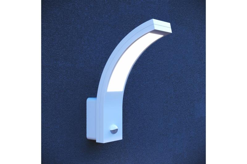 LED διακοσμητικό φωτιστικό PARIS με αισθητήρα κίνησης 10W 900lm IP54 AC220-240V 50/60Hz 140° 9m 4000K λευκό. 1208963095