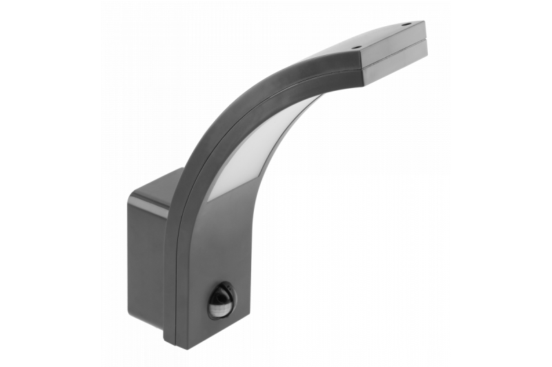 Διακοσμητικό φωτιστικό PARIS LED με αισθητήρα κίνησης 10W 900lm IP54 AC220-240V 50/60Hz 140° 9m 4000K μαύρο. 1208963096