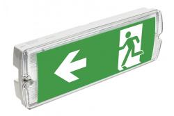 LED εφεδρικό φωτιστικό SAHER-3 LED DUO, 3W, 300lm, AC220-240V, 50-60Hz, IP65, 3h, 6400K 1208963123