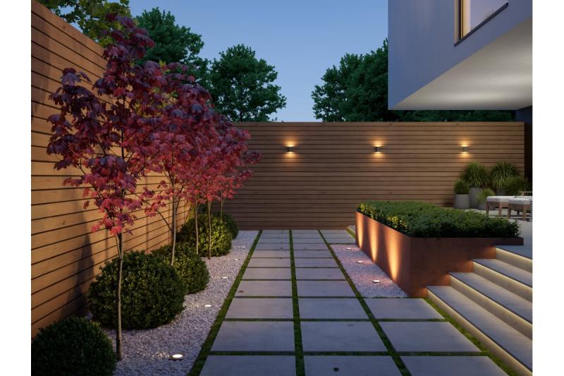 Deco Εξωτερικό φωτιστικό διπλής κατεύθυνσης TIAGO KW GU10 MAX.2x35W IP54 AC220-240V 50/60Hz μαύρο. 1208963202