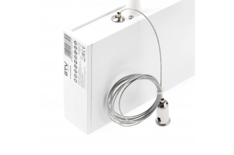 Διακόσμηση LED κρεμαστό φωτιστικό VILANA 42W (30W+12W) 4000K RA&gt;80 220-240VAC 48/120° UGR&lt;19 120cm λευκό. 1208963236