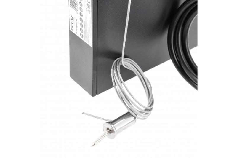 Διακόσμηση LED κρεμαστό φωτιστικό VILANA 42W (30W+12W) 4000K RA&gt;80 220-240VAC 48/120° UGR&lt;19 120cm μαύρο. 1208963237