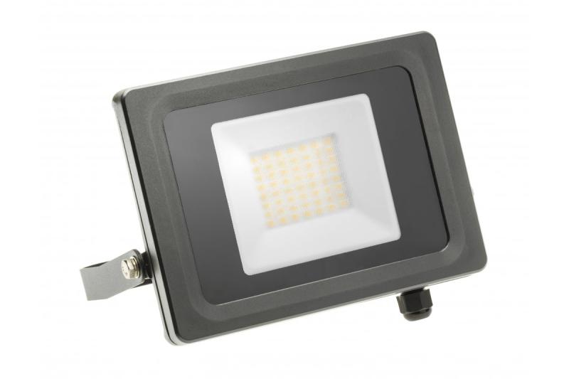 LED προβολέας VIPER, 30W, 2700lm AC220-240V, 50/60 Hz, PF>0,9, RA>80, IP65, 120°, 4000K, γκρι 1208963240