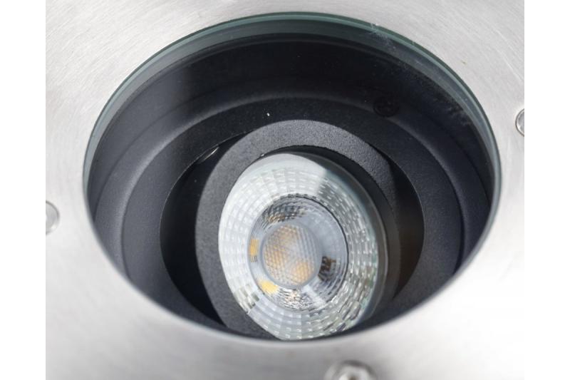 Διακόσμηση Πλημμυρισμένη αρματούρα BETA-K με ρύθμιση γωνίας μέγ. 50 W GU10 IP67 AC220-240V 50/60Hz ανοξείδωτο. 1208963697