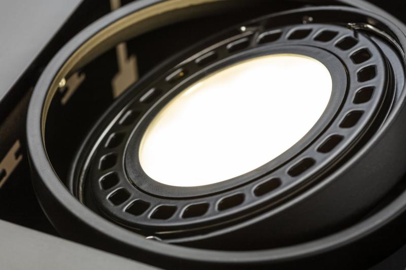 Deco PIREO φωτιστικό οροφής εντοιχιζόμενο ΑΠΛΟ μαύρο/μαύρο 1208963774