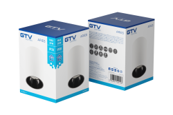 Διακοσμητικό φωτιστικό οροφής ARIES PC 73x105mm IP20 max 20W στρογγυλό λευκό/μαύρο. 1208963818