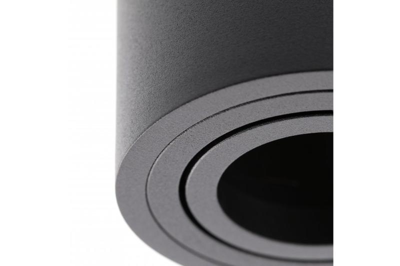 Διακοσμητικό Φωτιστικό Οροφής AVEIRO DUO αλουμινίου 160x80x85mm IP20 max 20W*2 στρογγυλό μαύρο. 1208963826