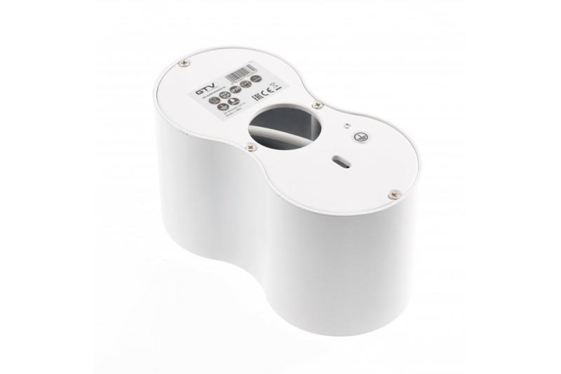 Διακοσμητικό Φωτιστικό Οροφής AVEIRO DUO αλουμίνιο 160x80x85mm IP20 μέγ. 20W*2 στρογγυλό λευκό. 1208963827