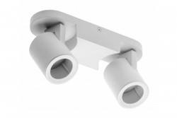 Διακόσμηση Φωτιστικό οροφής BLINK AC220-240V 50/60 Hz GU10 max. 20W*2 IP20 διπλό λευκό. 1208963843