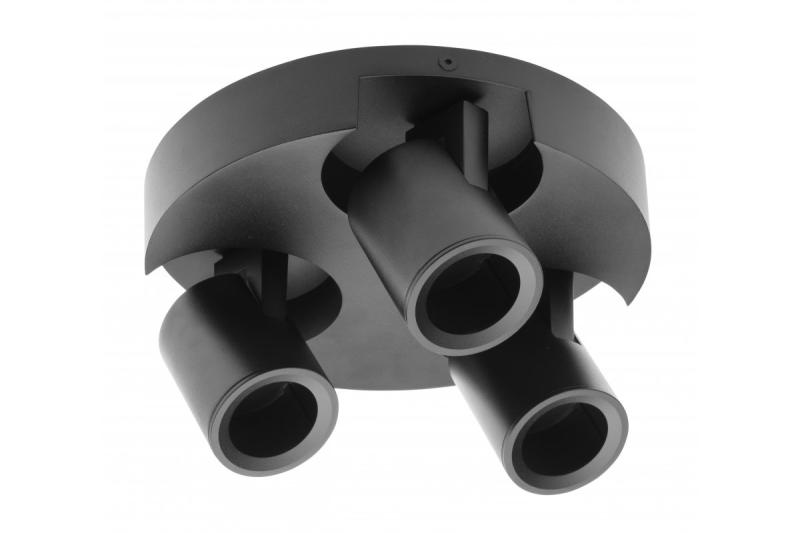 Διακοσμητικό φωτιστικό οροφής BLINK AC220-240V 50/60 Hz GU10 max. 20W*3 IP 20 τριπλό μαύρο 1208963844