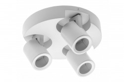 Διακοσμητικό φωτιστικό οροφής BLINK AC220-240V 50/60 Hz GU10 μέγ. 20W*3 IP20 τριπλό λευκό 1208963845