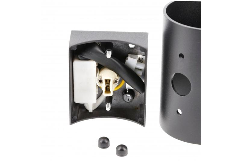 Διακοσμητικό φωτιστικό τοίχου CAMPIONE αλουμίνιο G9 IP20 μέγ. 40W IP20 στρογγυλό μαύρο. 1208963851