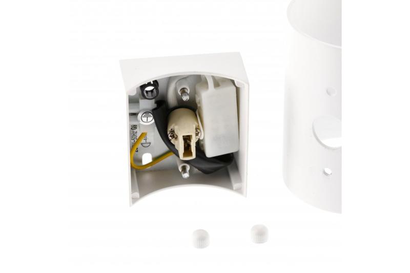 Διακοσμητικό φωτιστικό τοίχου CAMPIONE αλουμίνιο G9 IP20 μέγ. 40W IP20 στρογγυλό λευκό. 1208963852