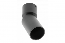 Διακόσμηση Οροφής FARGO MINI αλουμίνιο 56x150mm IP20 max 20W στρογγυλό μαύρο. 1208963877