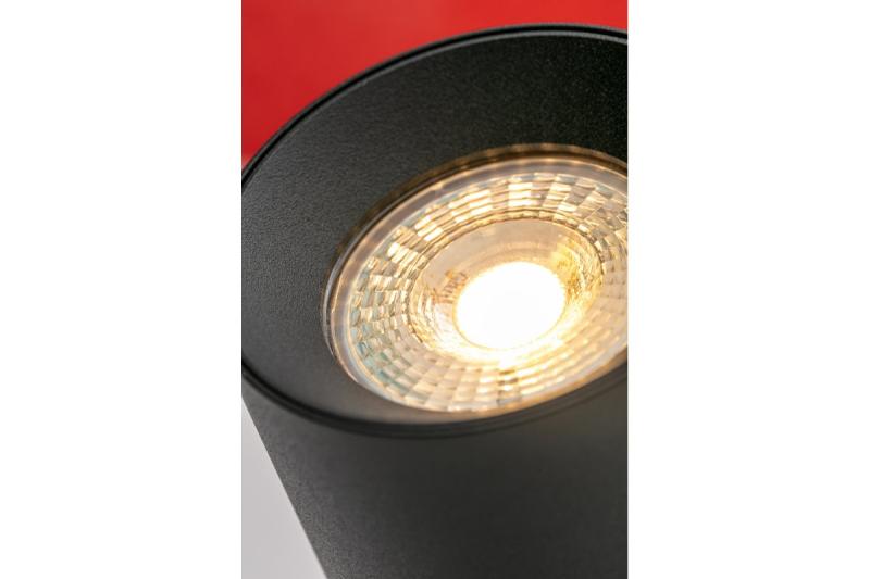 Decoροφής φωτιστικό οροφής FARGO 2 αλουμίνιο 70x166mm IP20 max 20W στρογγυλό μαύρο. 1208963880