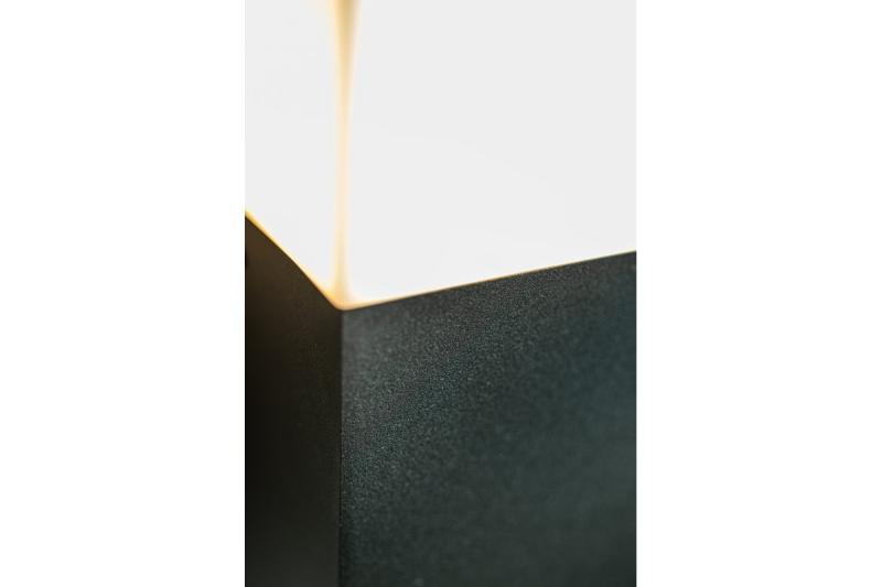 Decoρί λάμπα κήπου LARGO-AU E27 MAX.15W IP44 AC220-240V 50-60Hz φωτιστικό τοίχου με ίσια κορυφή σε γραφίτη χρώμα. 1208963916