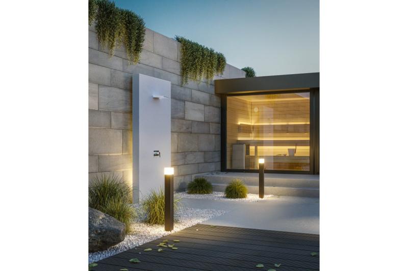 Διακόσμηση Φωτιστικό κήπου LARGO-P 80 E27 MAX.15W IP44 AC220-240V 50-60Hz στύλος στήριξης γραφίτη. 1208963921