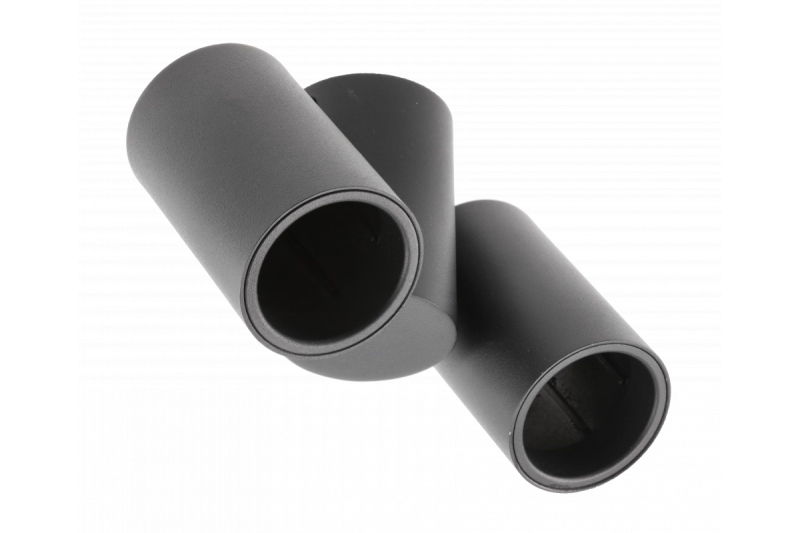 Διακοσμητικό Φωτιστικό Οροφής LUPO αλουμινίου 17.5x5.6x11.5 IP20 2*GU10 μέγ. 50W στρογγυλό μαύρο. 1208963926