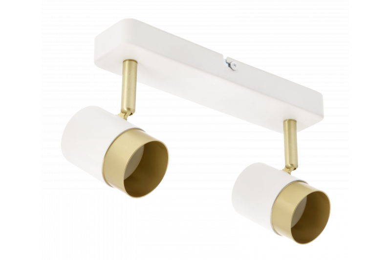 Διακοσμητικό Φωτιστικό Οροφής ORIO αλουμινίου 24,0x5,5x14,0 IP20 2*GU10 max. 50W στρογγυλό λευκό. 1208963964