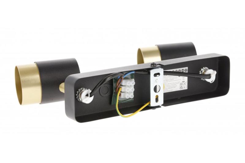 Διακόσμηση οροφής ORIO αλουμίνιο 24.0x5.5x14.0 IP20 2*GU10 max. 50W στρογγυλό μαύρο. 1208963965