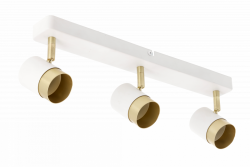 Διακοσμητικό φωτιστικό οροφής ORIO αλουμίνιο 43.0x5.5x14.0 IP20 3*GU10 max. 50W στρογγυλό λευκό. 1208963966