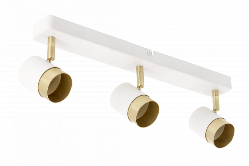 Διακοσμητικό φωτιστικό οροφής ORIO αλουμίνιο 43.0x5.5x14.0 IP20 3*GU10 max. 50W στρογγυλό λευκό. 1208963966