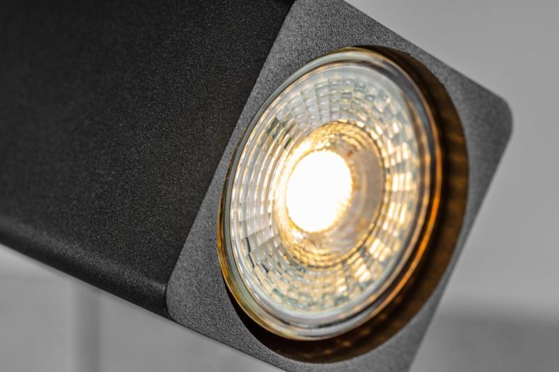 Διακόσμηση Οροφής RENO αλουμίνιο IP20 max. 20W*2 διπλό τετράγωνο μαύρο. 1208963980