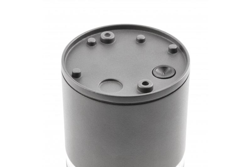 Διακοσμητικό φωτιστικό οροφής RIVEN αλουμινίου 102x120 IP54 MAX.35W στρογγυλό γραφίτη. 1208963984