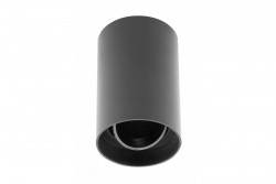 Διακοσμητικό φωτιστικό οροφής RESTO PC φ80x125mm IP20 μέγ. 20W στρογγυλό μαύρο. 1208963985